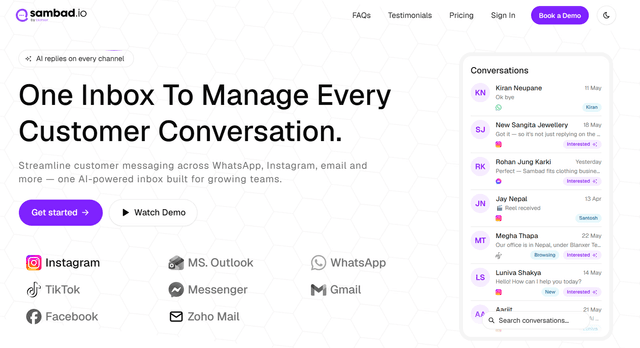 Redesigned Landing Page
